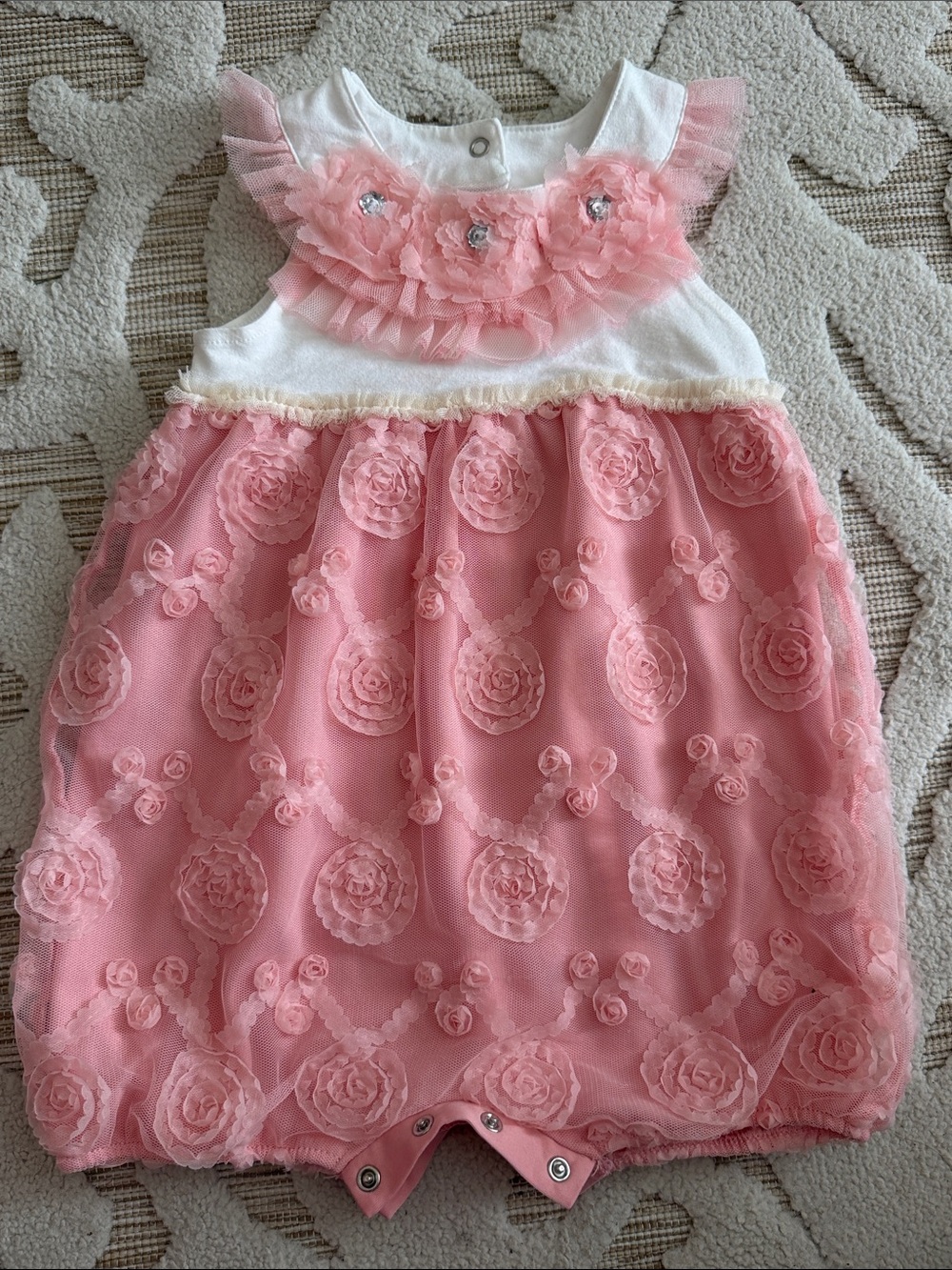 Nanette Baby Girl Romper sz 24 months